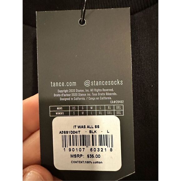 NWT- Stance Biggie Smalls T-shirt, size L - Picture 5 of 6